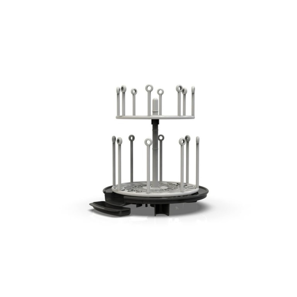 The First Years Gray Spin Stack Drying Rack - Picture 3 of 9